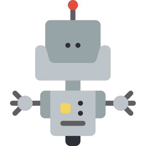 Robotics robotic children toy icon