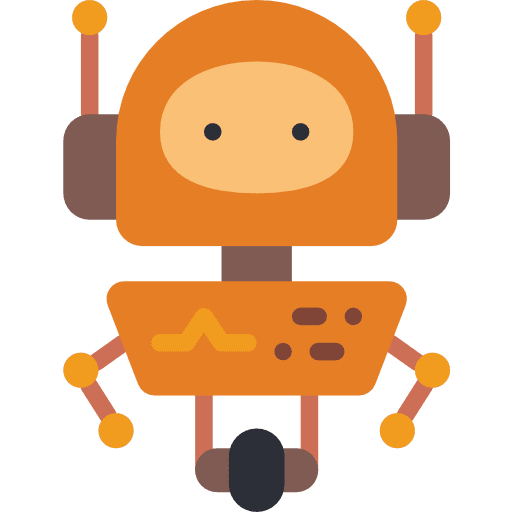 Robotics children robotics robots icon