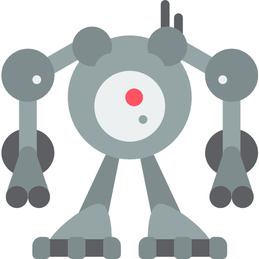 Robotics robotic toy robotics icon