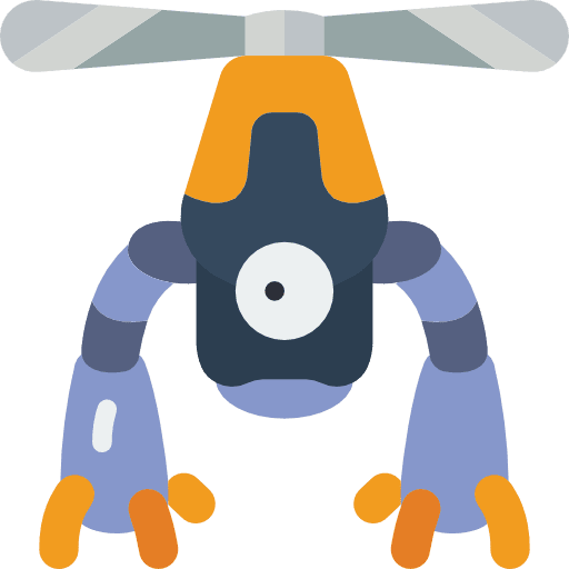 Robotics robots kid and baby metal icon