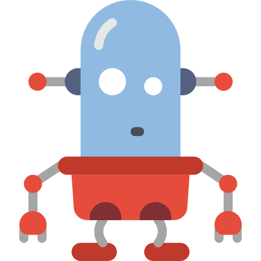 Robotics toy toys metal icon