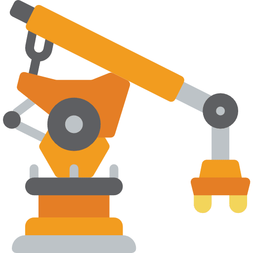 Robotics robotic kid and baby metallic icon