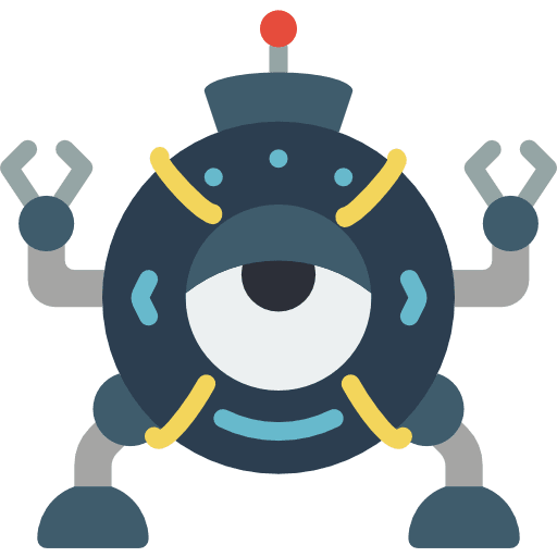 Robotics children baby toy electronics icon