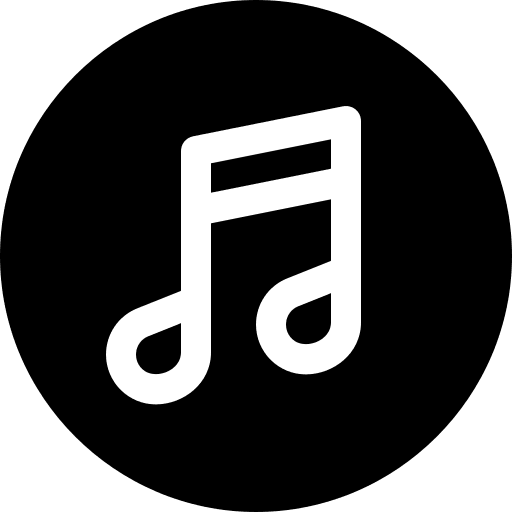 Itunes music and multimedia social network logo icon