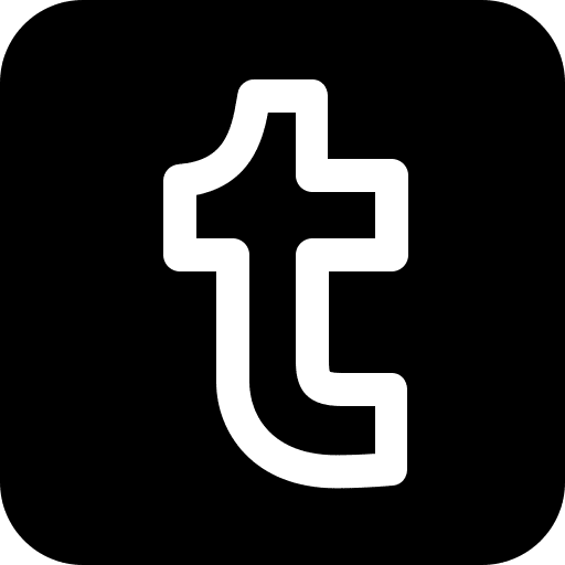 Tumblr logotype logo social media icon Tumblr logotype logo social media icon