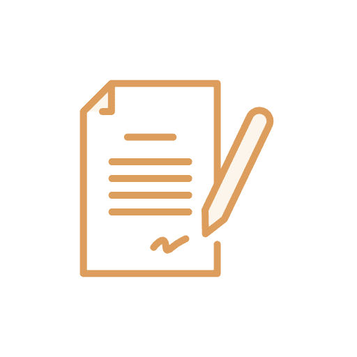 Legal legal paper certificate icon