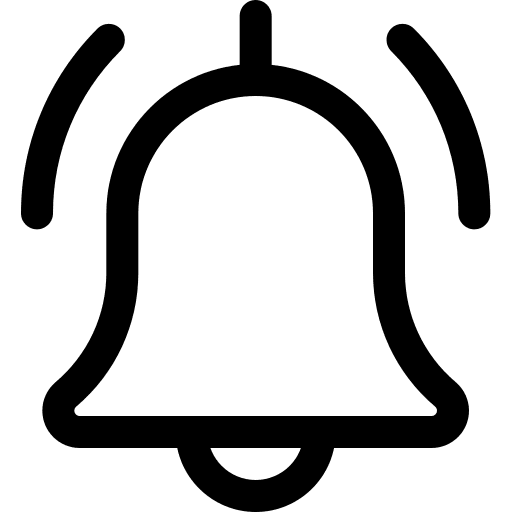 Bell packard bell remind alert icon