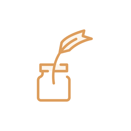 Ink quill ink education icon Ink quill ink education icon