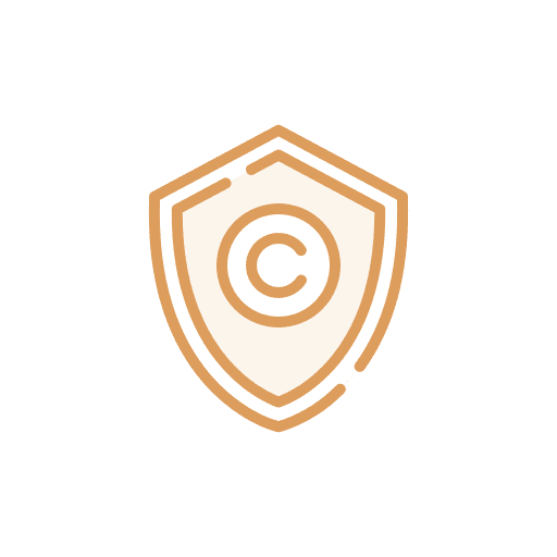 Protect author license security icon Protect author license security icon