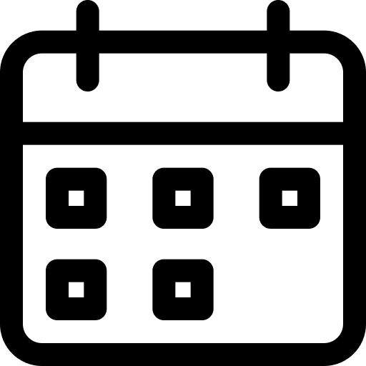 Calendar interface organization schedule icon