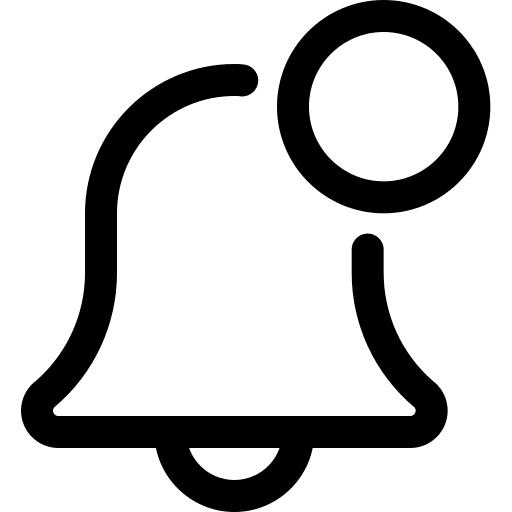 Notification ui time and date interface icon