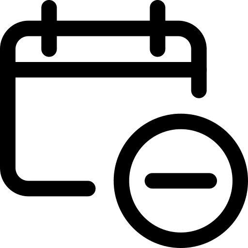 Calendar interface organization calendar icon