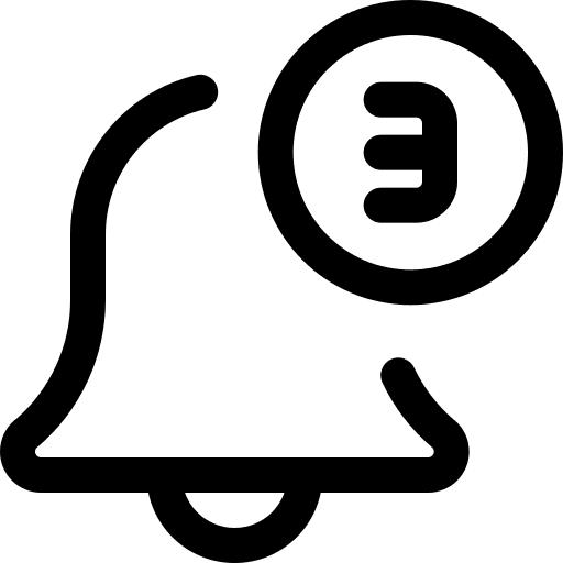 Notification three alarm ui icon