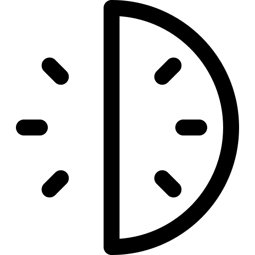 Half an hour thirty half an hour seconds icon