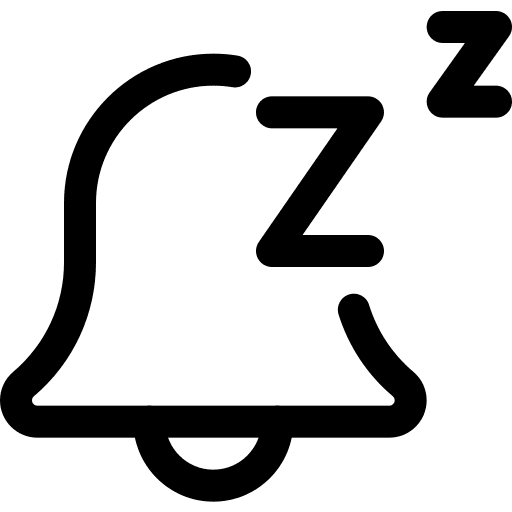 Mute time and date musical instrument mute icon