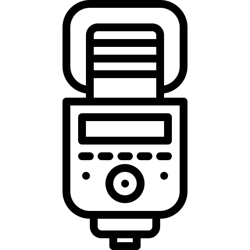 Flash camera led electronics icon Flash camera led electronics icon