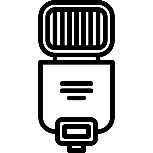 Flash photograph led flash icon Flash photograph led flash icon