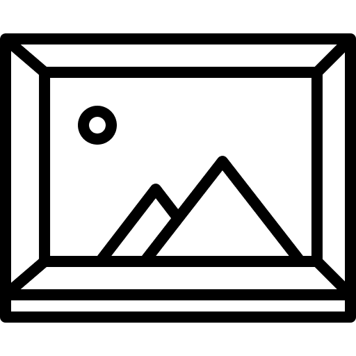 Frame files and folders interface landscape icon Frame files and folders interface landscape icon