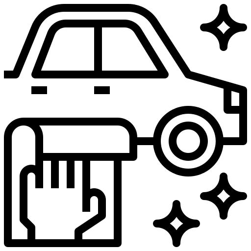 Car service car wash cleaning transport icon