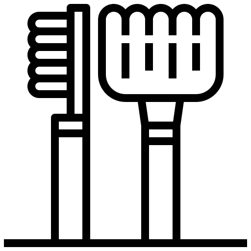 Brush tool data cleaning icon Brush tool data cleaning icon
