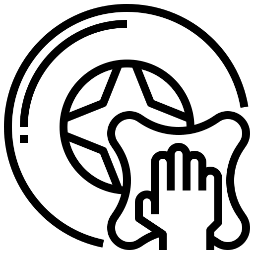 Tire foam cleaning automobile icon Tire foam cleaning automobile icon