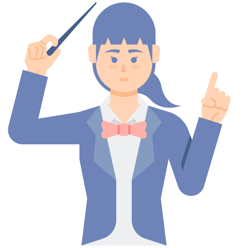 Director music directional professions and jobs icon