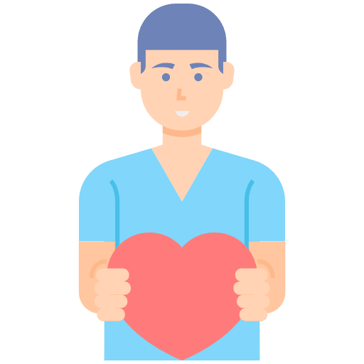 Nurse patient user mask icon