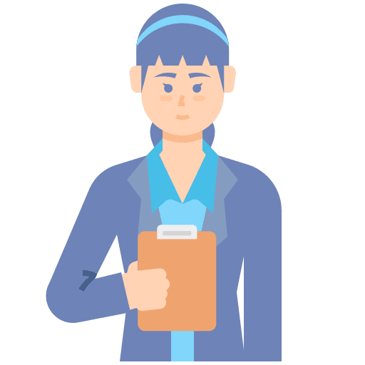 Supervisor woman supervisor uniform icon