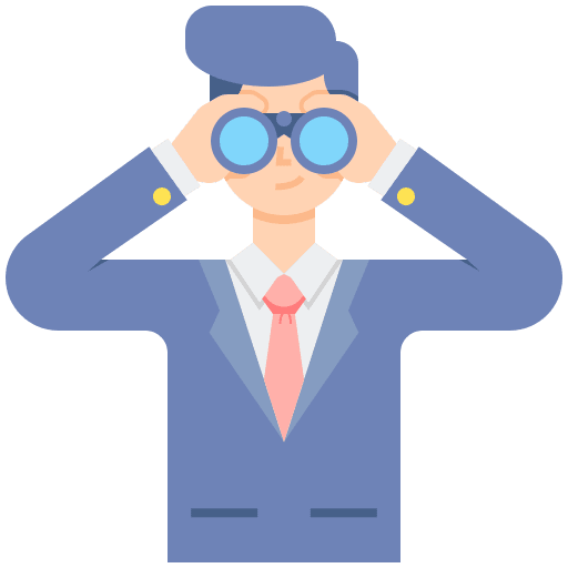 Visionary vision binoculars visionary icon