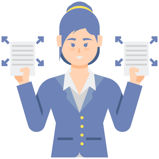 Lawyer professions and jobs woman girl icon