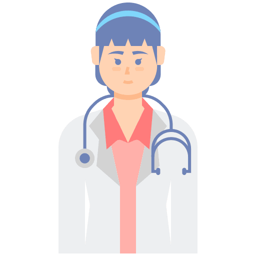 Doctor user professions and jobs occupation icon