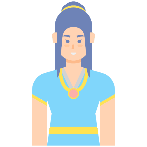 Woman necklace user femenine icon