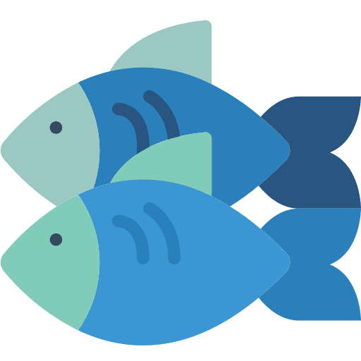 Fish food animal meats icon