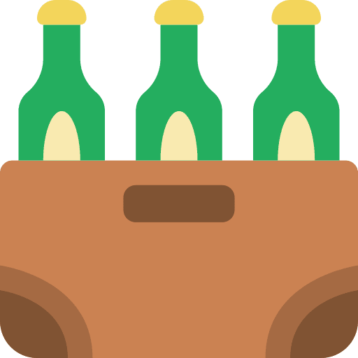 Beer drinks refreshing six pack icon Beer drinks refreshing six pack icon