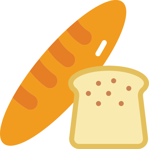 Bread food and restaurant healthy food cereal icon Bread food and restaurant healthy food cereal icon