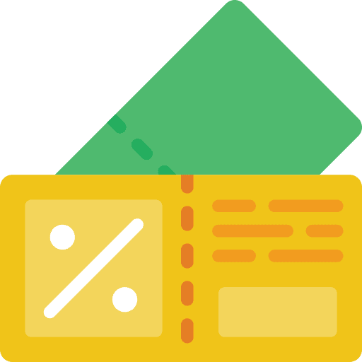 Coupons food and restaurant commerce and shopping discount icon Coupons food and restaurant commerce and shopping discount icon