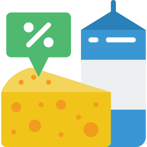 Dairy products nutrition dairy food icon Dairy products nutrition dairy food icon
