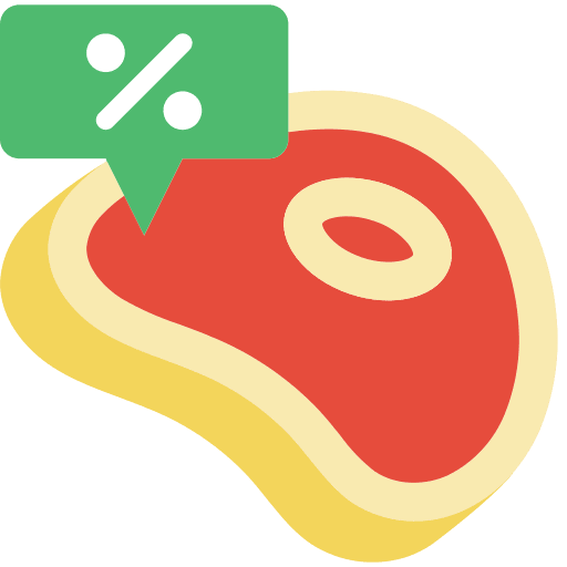 Steak price food steak icon Steak price food steak icon