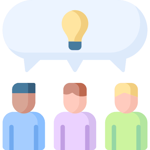 Idea work group merger icon