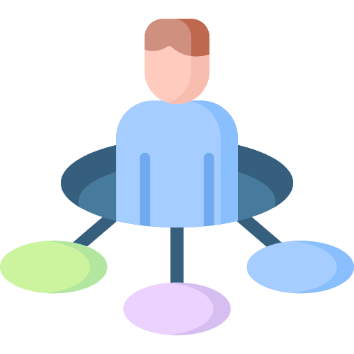 Connection user avatar networking icon