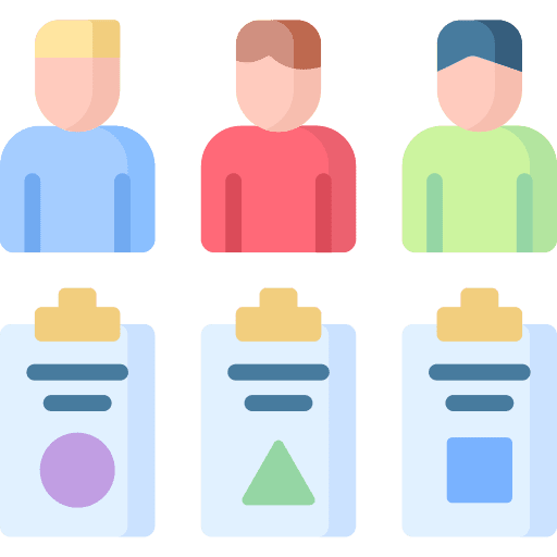 Skills work group networking icon