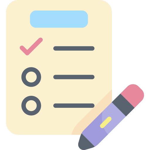 Check list pencil appraisal paper icon