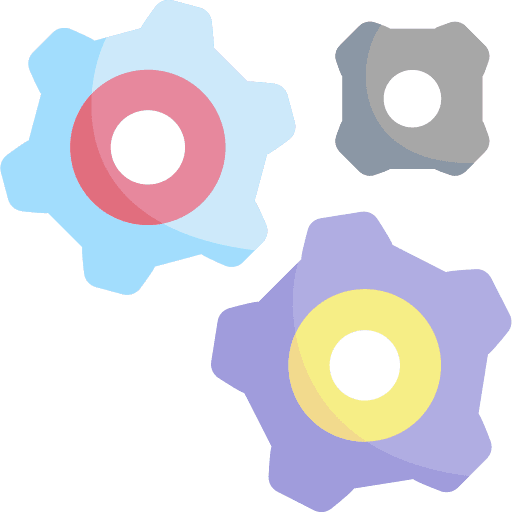 Gears gear metal gear settings icon