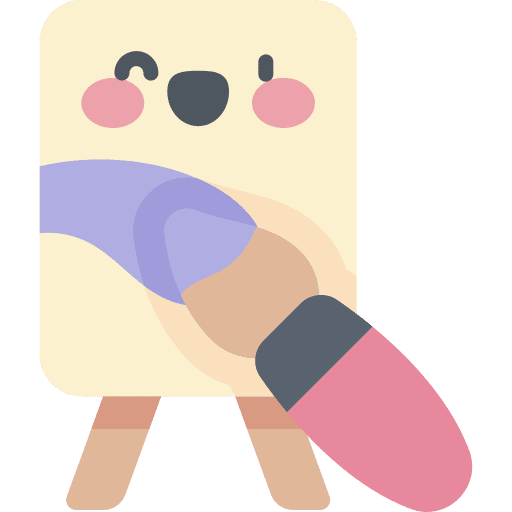 Painting paint canvas drawing easel icon Painting paint canvas drawing easel icon