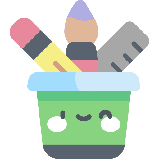 Pencil case note case writing education icon Pencil case note case writing education icon