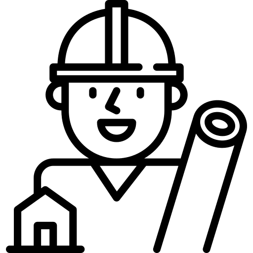 Architect avatar profession helmet icon