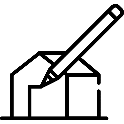 House design buildings sketch house plan icon House design buildings sketch house plan icon