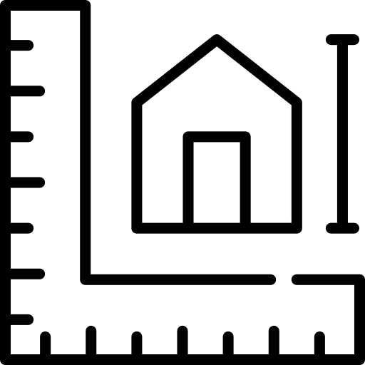 House design draw real estate design icon