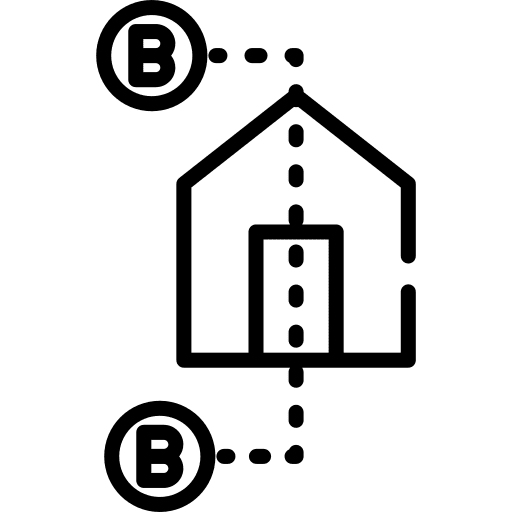 Section section real estate architecture icon Section section real estate architecture icon