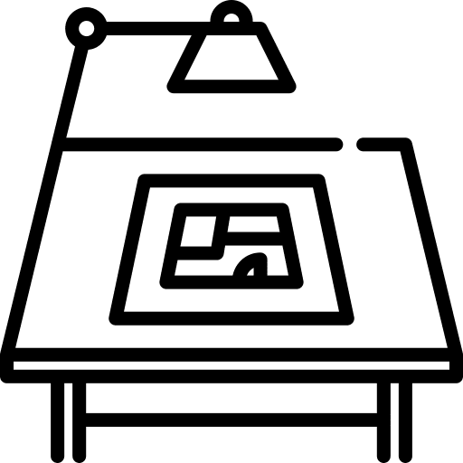 Table table architecture lamp icon